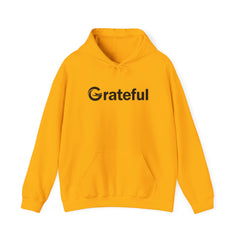 Grateful Unisex Hoodie (Black Lettering)