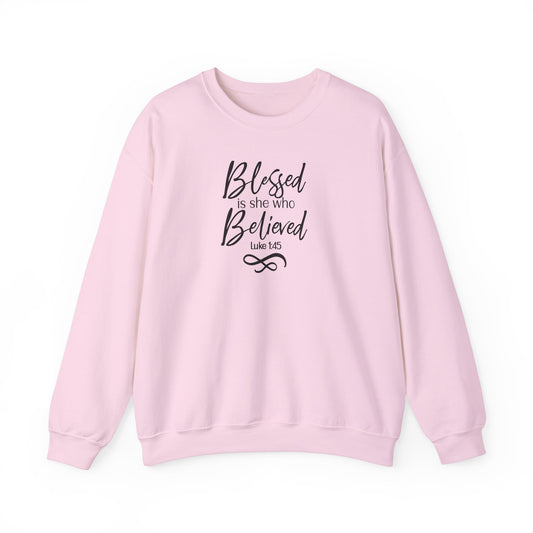 Blessed Crewneck Sweatshirt (Black Lettering)