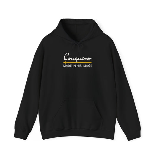 Conqueror - Made in His Image Unisex Hoodie (Black)